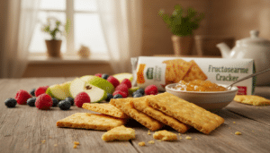 Fructosearme Cracker als Snack