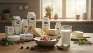 Laktosefreie Milchprodukte für laktosefreie Ernährung